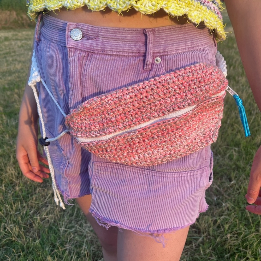 Handmade crochet bag!